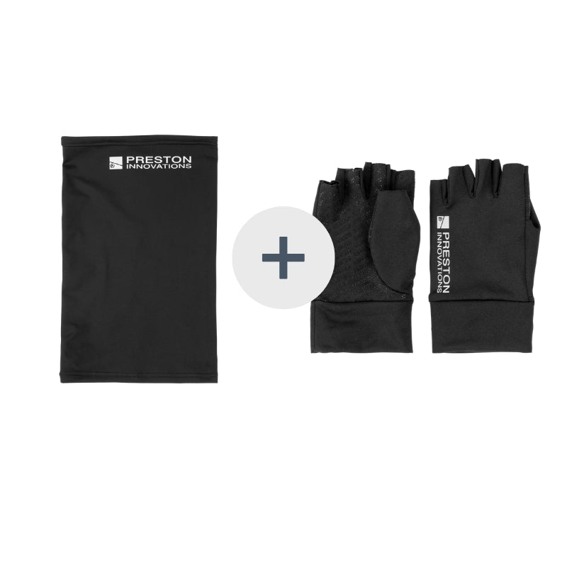 Preston Neckwarmer + Lightweight Gloves Bundle