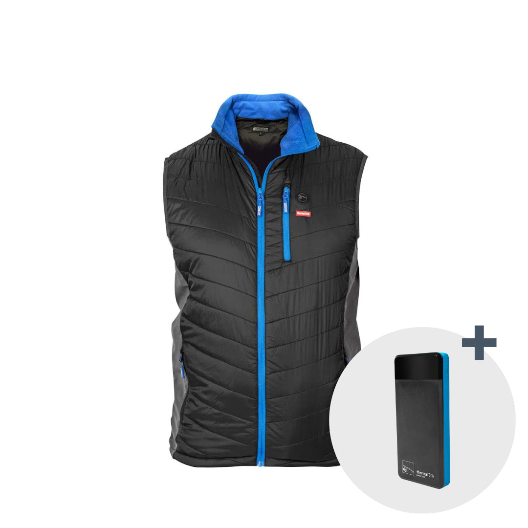 Preston Thermatech Heated Gilet + Power Bank Bundle